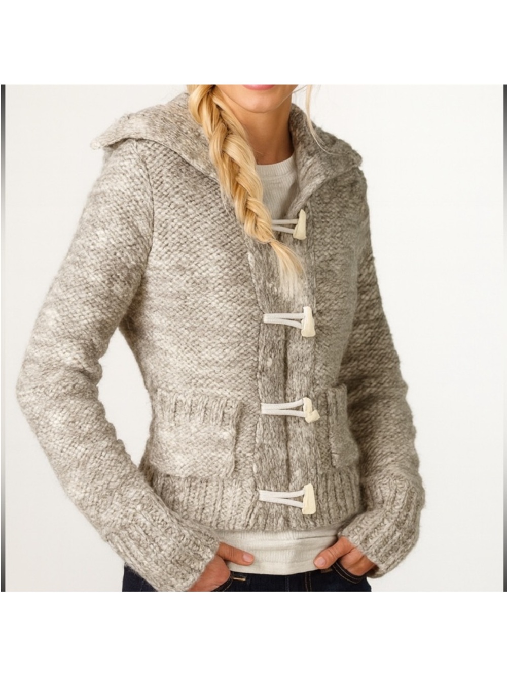 American Eagle toggle cardigan xs